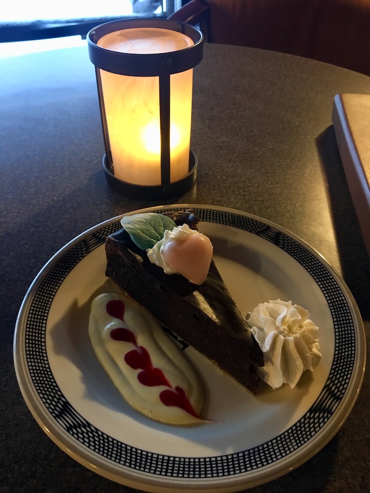 El Tovar flourless chocolate cake Grand Canyon