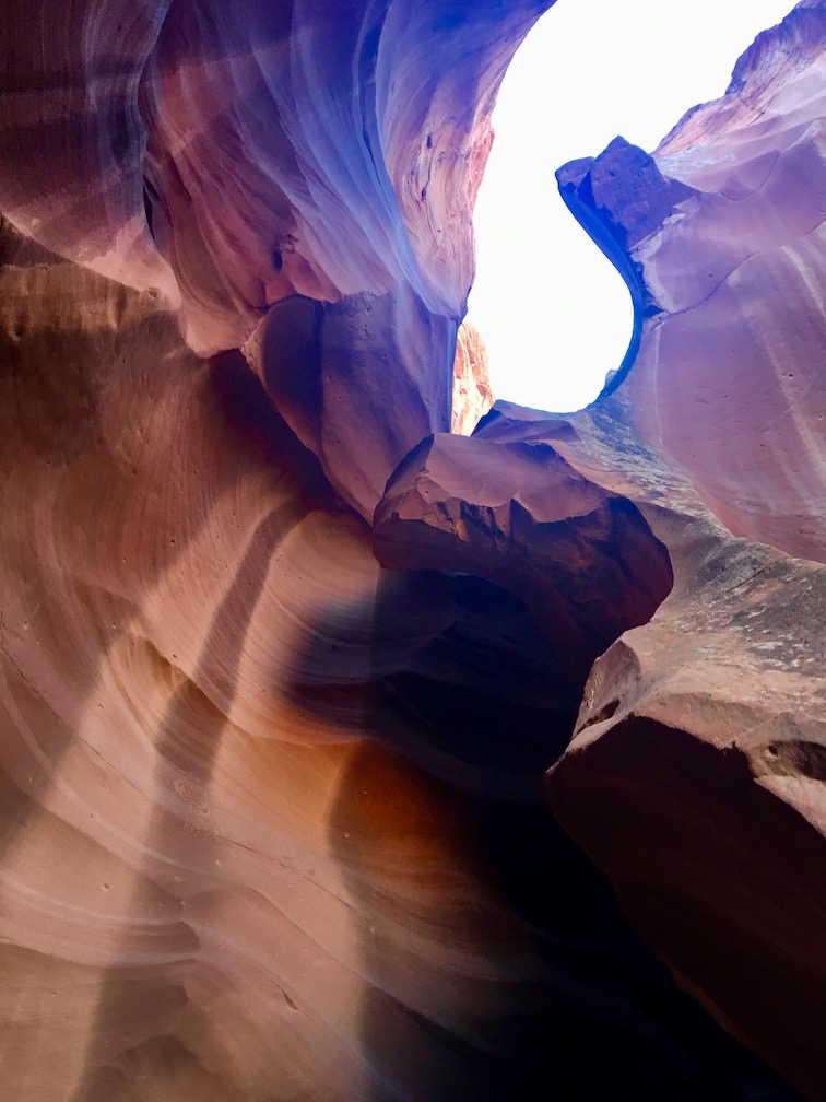 Upper Antelope Canyon sky