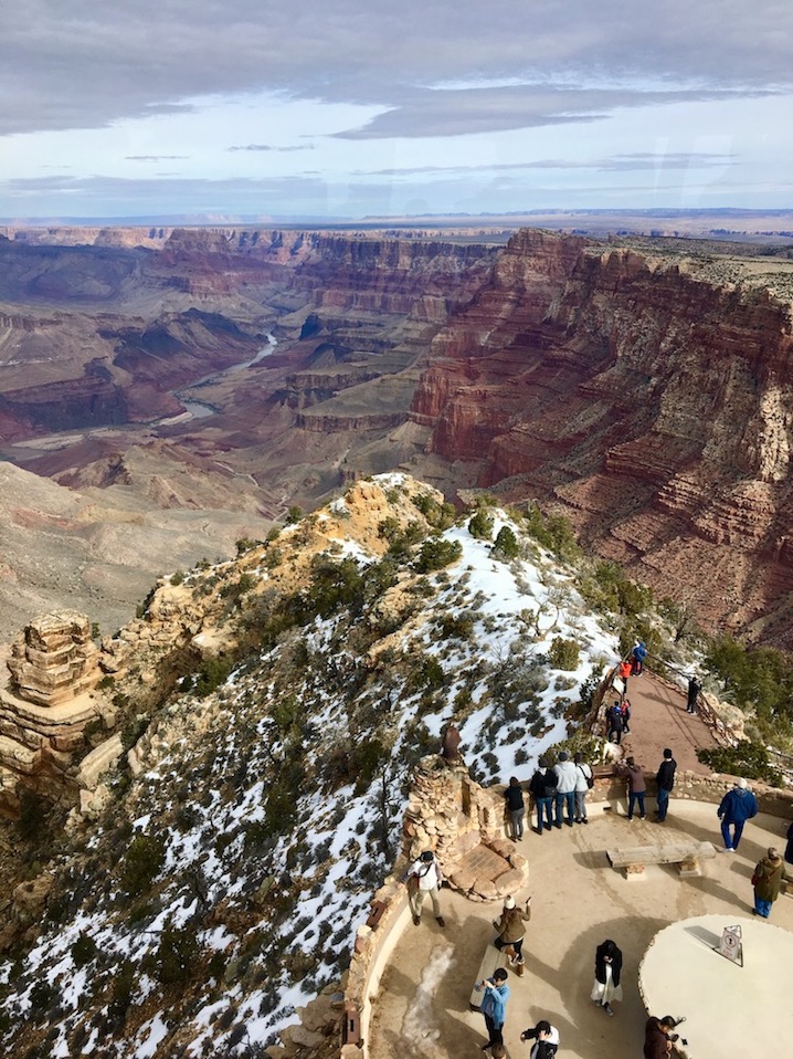 View from Inside the Desert View Watchtower