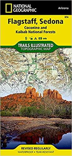 Flagstaff, Sedona Coconino and Kaibab National Forests National Geographic Trails Illustrated Map