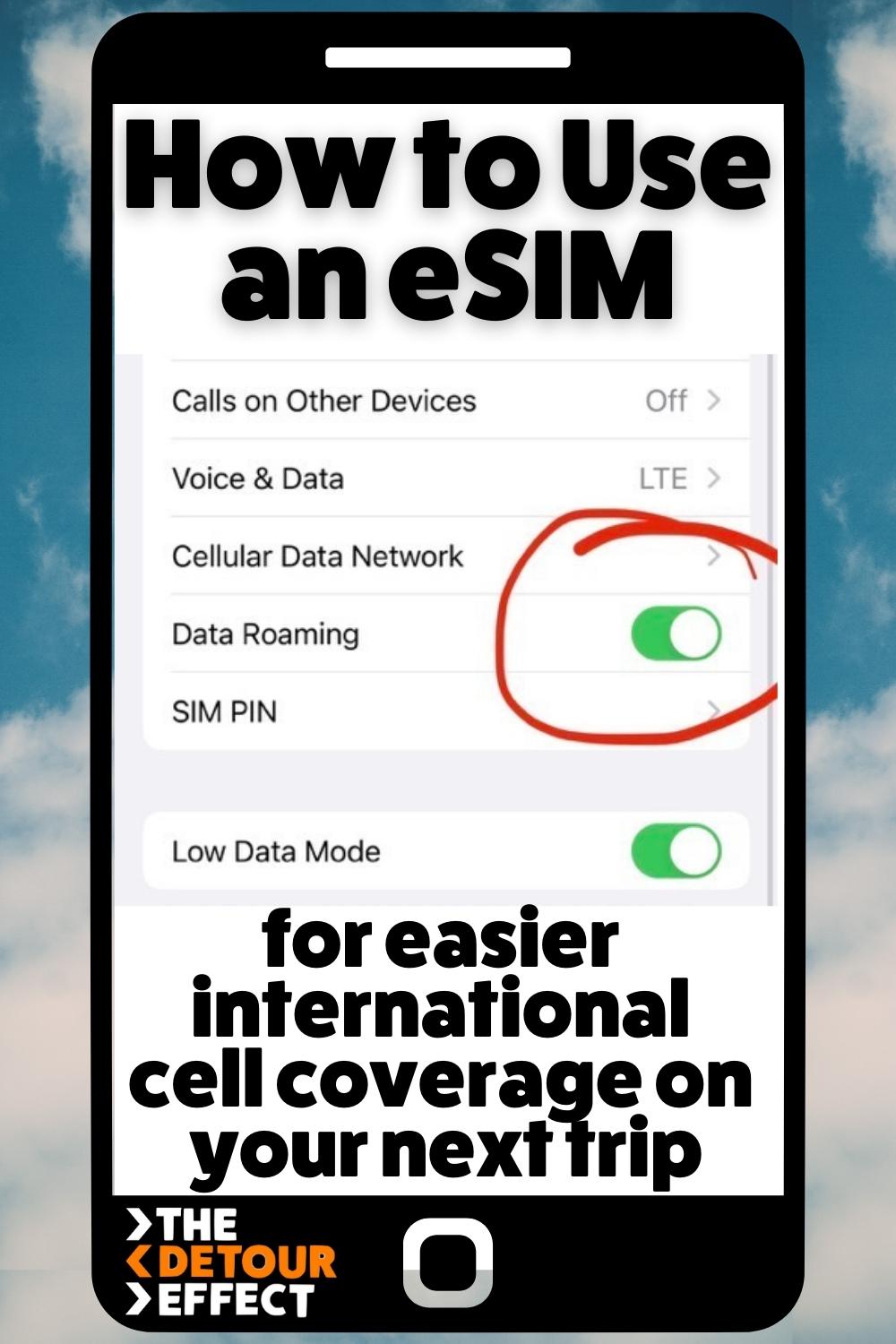 How to use eSIM without roaming?