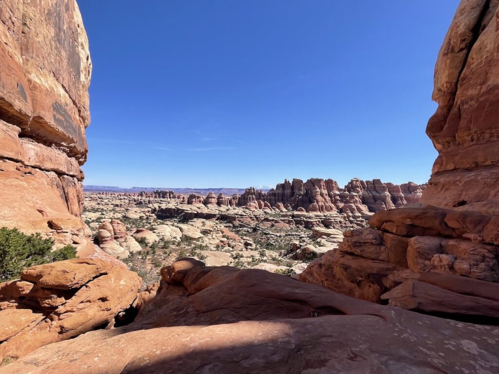 Chesler Park Viewpoint hike Canyonlands National Park