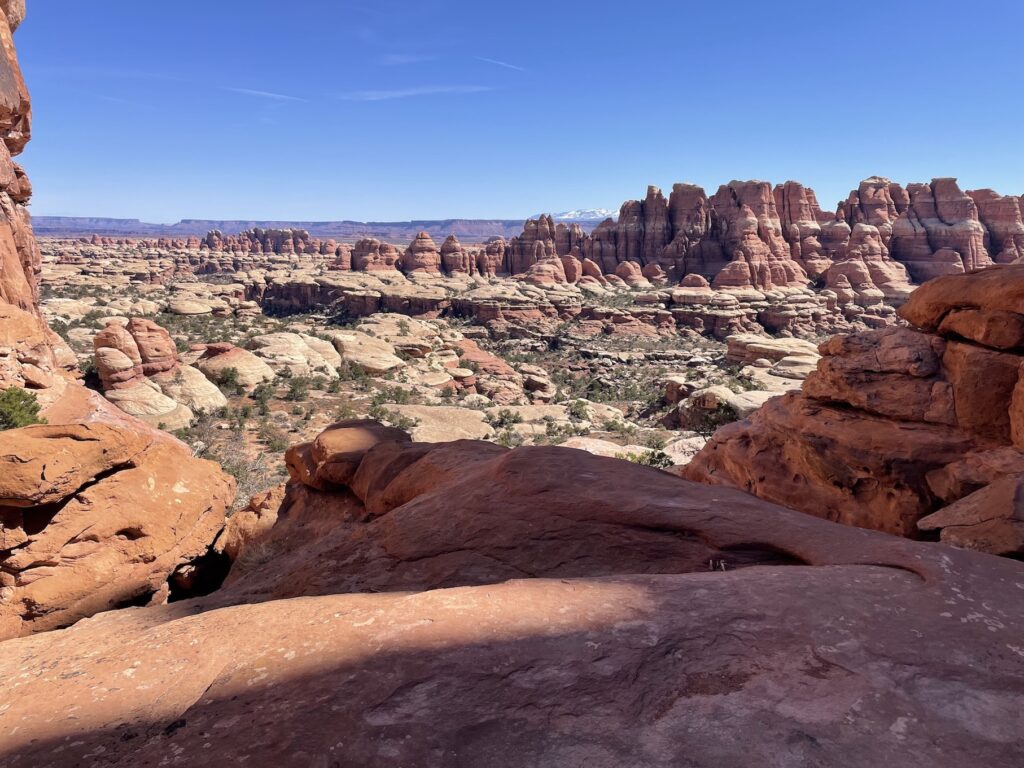 Day hike Chesler Park Viewpoint Canyonlands National Park