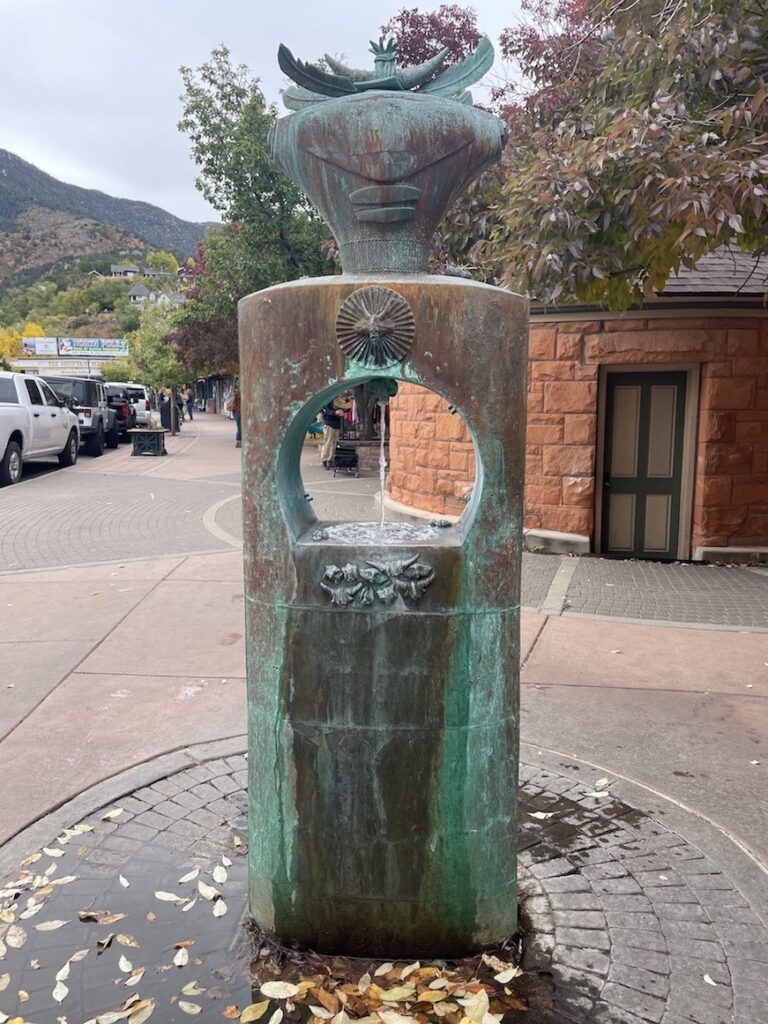 Healing waters fountain Manitou Springs Colorado