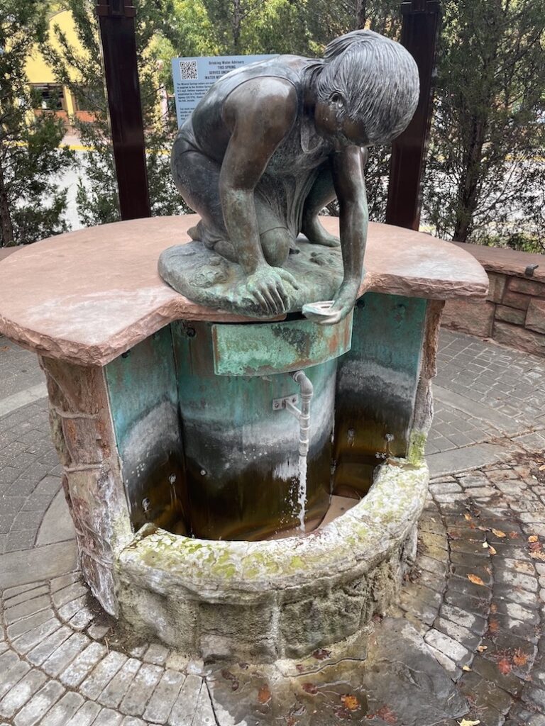 Manitou Springs Colorado healing waters fountain