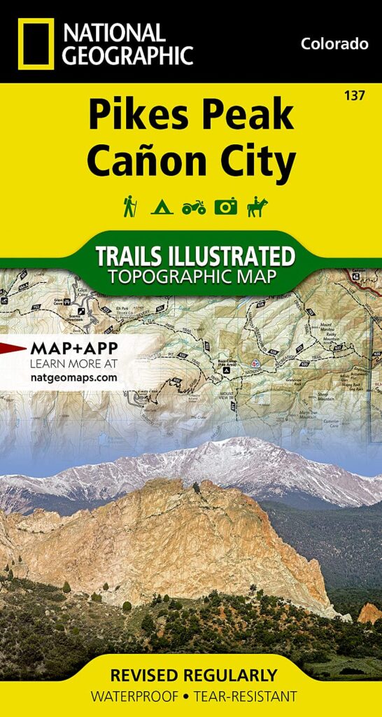 Pikes Peak Canon City NatGeo Map 137