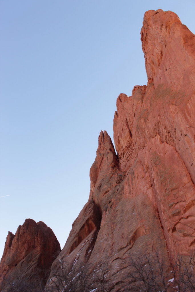 Red rocks Garden of the Gods Colorado Springs