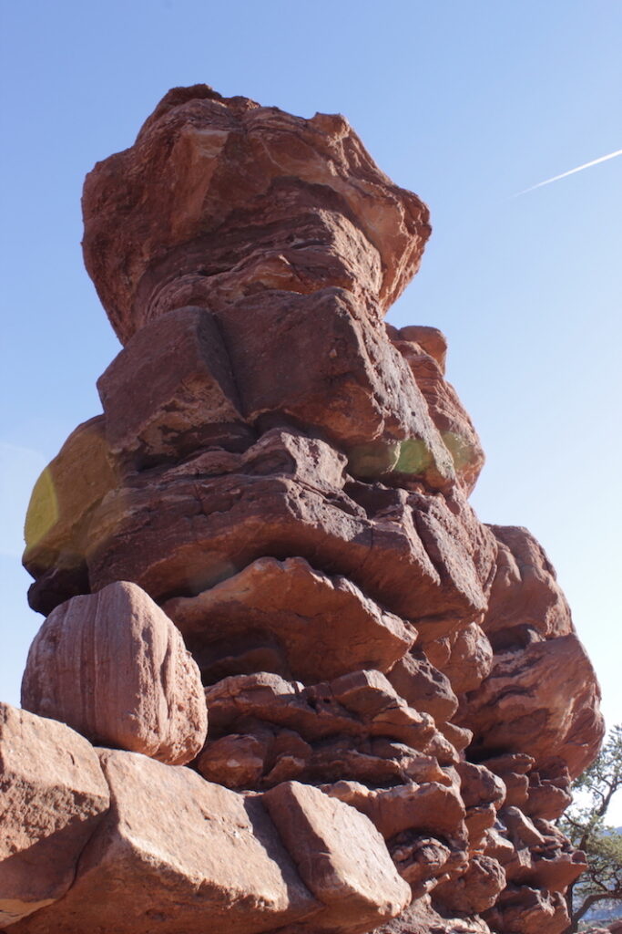 Rock formations at Garden of the Gods Colorado Springs