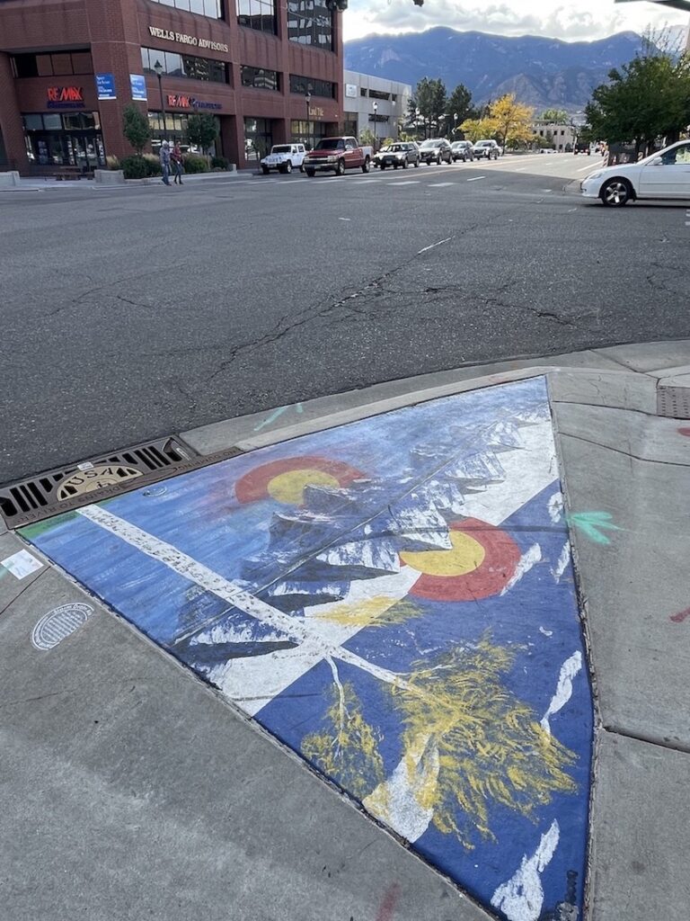 Street art downtown Colorado Springs