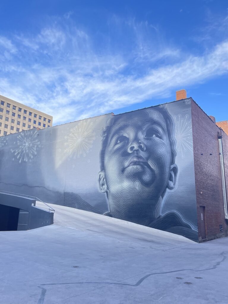 Street art downtown adaman alley Colorado Springs