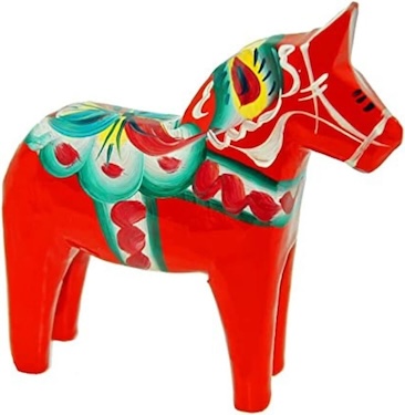 Nils Olsson Hemslojd Ab Traditional Wooden Swedish Dala Horse